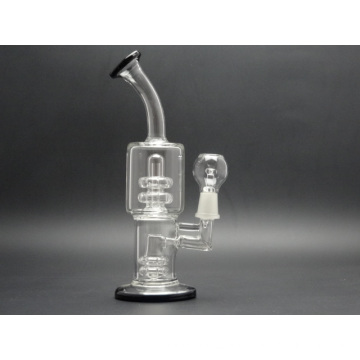 Black Glass Oil Rig Wholesale with Tyre Perc and 14.5mm Joint